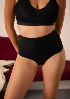 bonprix Wäsche·Basics|Wäsche·Shapewear^Medium Shape Panty (3er Pack) schwarz