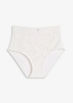 bonprix Wäsche·Shapewear|Wäsche·Höschen^Medium Shape Slip mit Spitze wollweiß