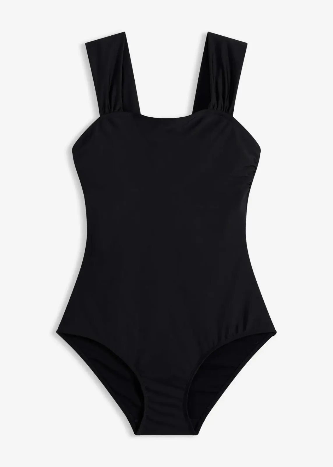 bonprix Nachhaltigere Materialien|Shapewear^Medium Shape-Badeanzug mit breiten Trägern schwarz