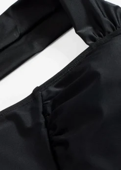 bonprix Nachhaltigere Materialien|Shapewear^Medium Shape-Badeanzug mit breiten Trägern schwarz