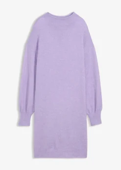 bonprix Bekleidung·Umstandsmode|Bekleidung·Pullover & Strickjacken^Meliertes Strickkleid zartflieder