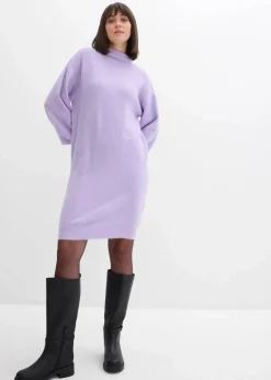 bonprix Bekleidung·Umstandsmode|Bekleidung·Pullover & Strickjacken^Meliertes Strickkleid zartflieder
