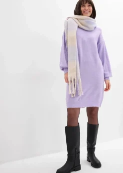bonprix Bekleidung·Umstandsmode|Bekleidung·Pullover & Strickjacken^Meliertes Strickkleid zartflieder