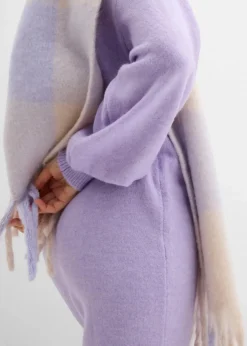 bonprix Bekleidung·Umstandsmode|Bekleidung·Pullover & Strickjacken^Meliertes Strickkleid zartflieder