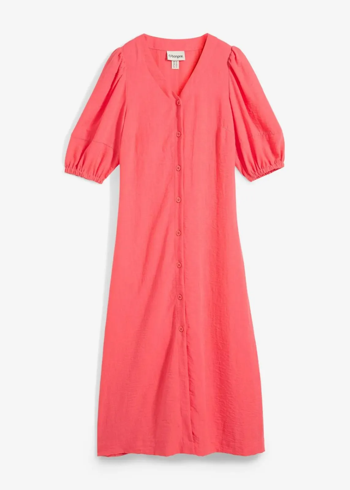 bonprix Bekleidung·Pullover & Strickjacken|Kleider^Midi-Kleid paradiespink