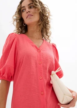 bonprix Bekleidung·Pullover & Strickjacken|Kleider^Midi-Kleid paradiespink