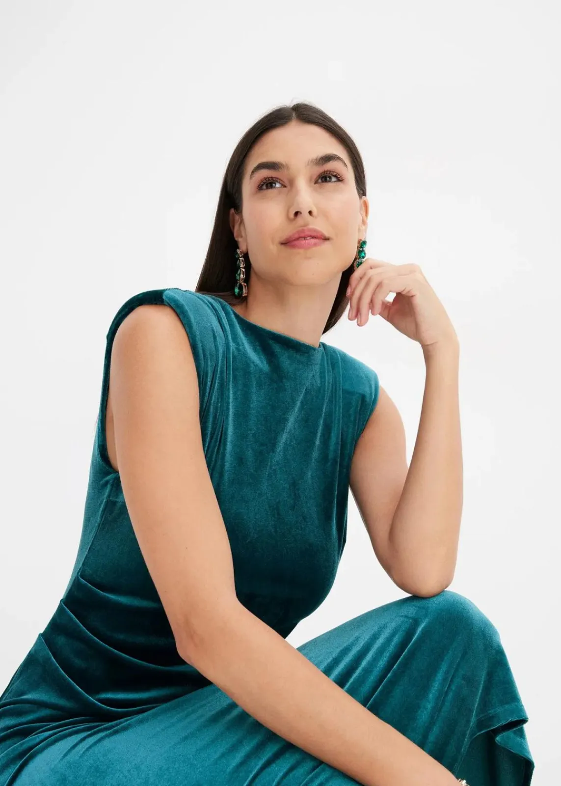 bonprix Kleider^Midikleid brillantgrün