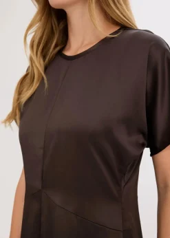 bonprix Bekleidung·Pullover & Strickjacken|Kleider^Midikleid braun