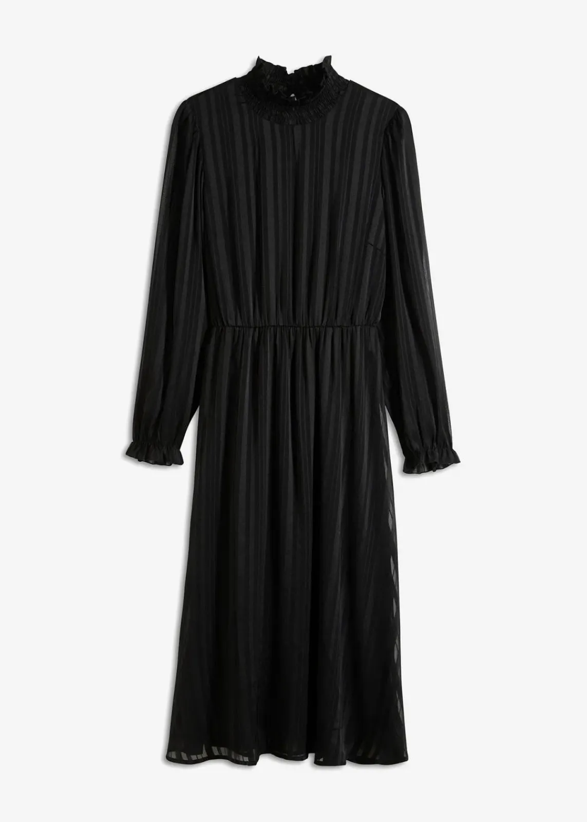 bonprix Bekleidung·Pullover & Strickjacken|Kleider^Midikleid schwarz