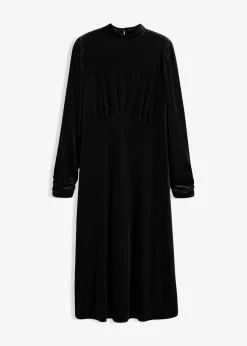 bonprix Bekleidung·Pullover & Strickjacken|Kleider^Midikleid schwarz