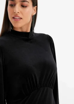 bonprix Bekleidung·Pullover & Strickjacken|Kleider^Midikleid schwarz