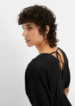 bonprix Bekleidung·Pullover & Strickjacken|Kleider^Midikleid schwarz