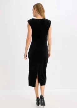 bonprix Kleider^Midikleid schwarz