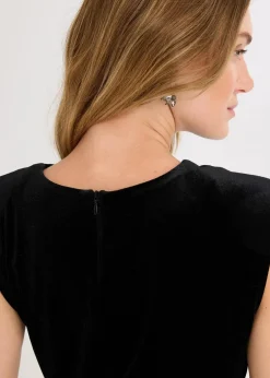 bonprix Kleider^Midikleid schwarz