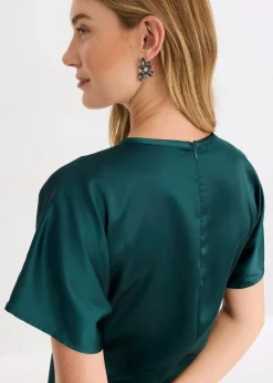 bonprix Nachhaltigere Materialien|Kleider^Midikleid tiefgrün