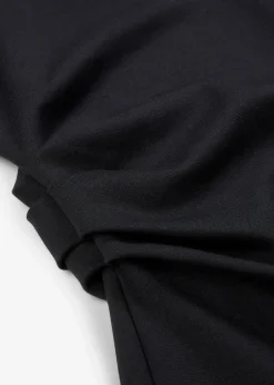 bonprix Bekleidung·Pullover & Strickjacken|Kleider^Midikleid aus bequemen Punto di Roma schwarz
