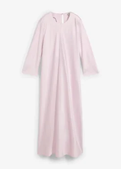 bonprix Kleider|Bekleidung·Pullover & Strickjacken^Midikleid aus glänzendem Satin puderflieder