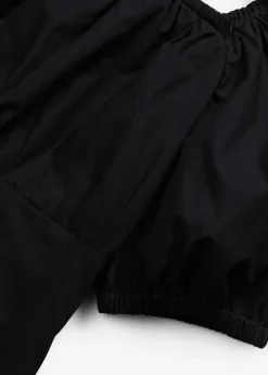 bonprix Kleider|Bekleidung·Pullover & Strickjacken^Midikleid aus reiner Bio-Baumwolle schwarz