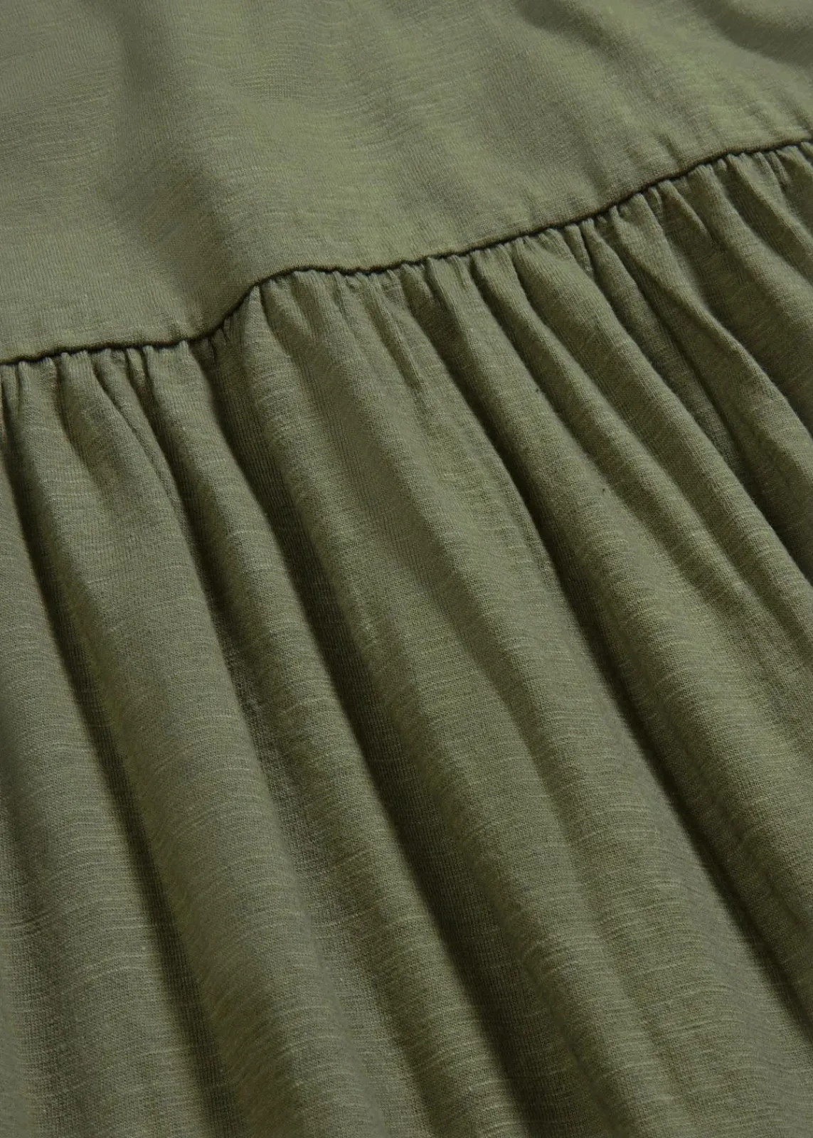 bonprix Nachhaltigere Materialien|Kleider^Midikleid aus reiner Bio-Baumwolle oliv