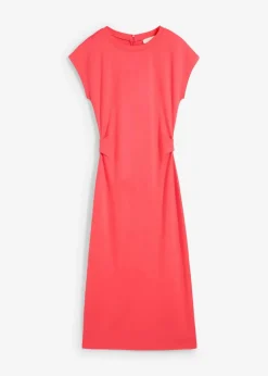 bonprix Kleider|Bekleidung·Pullover & Strickjacken^Midikleid aus softem Viskose-Mix paradiespink