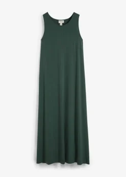 bonprix Kleider^Midikleid in A-Linie schattengrün