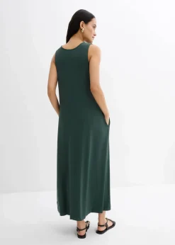 bonprix Kleider^Midikleid in A-Linie schattengrün