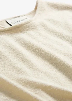 bonprix Bekleidung·Pullover & Strickjacken|Kleider^Midikleid in Strickoptik natur