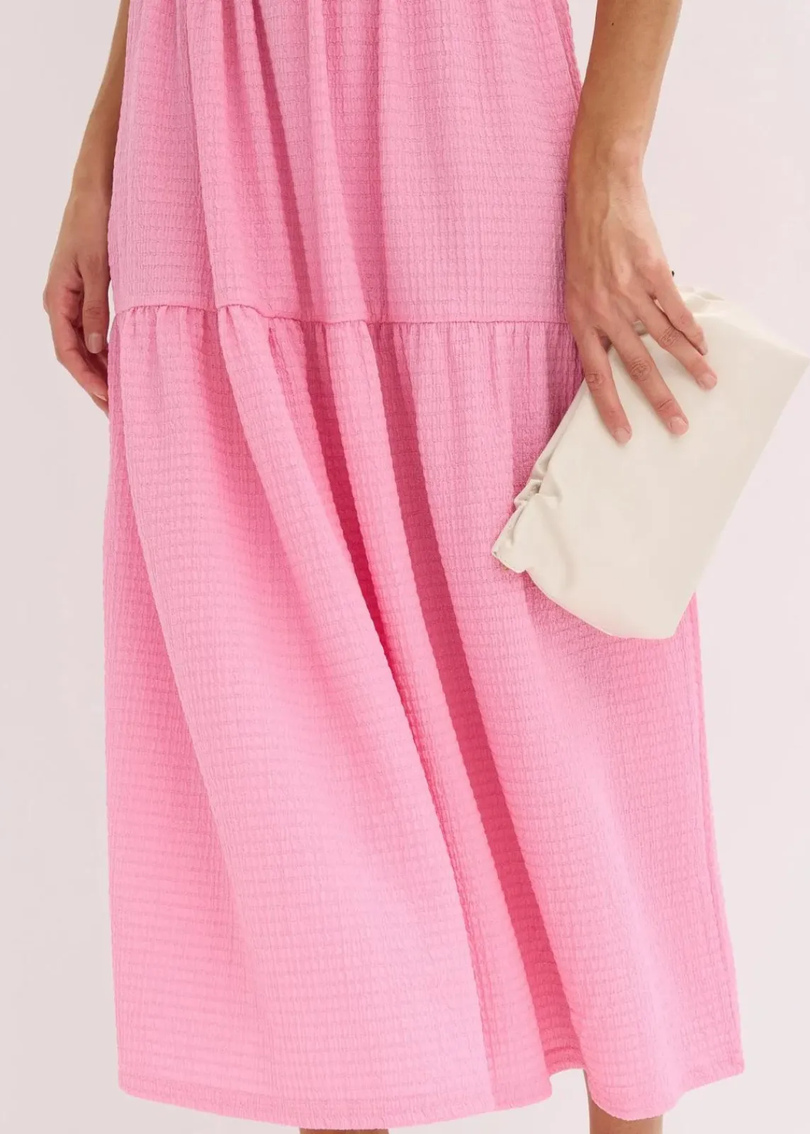 bonprix Kleider|Bekleidung·Pullover & Strickjacken^Midikleid mit Rückenausschnitt rosa