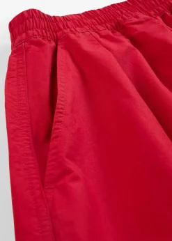 bonprix Bekleidung·Sportbekleidung|Zweiteiler & Sets^Midirock aus reiner Baumwolle chillirot
