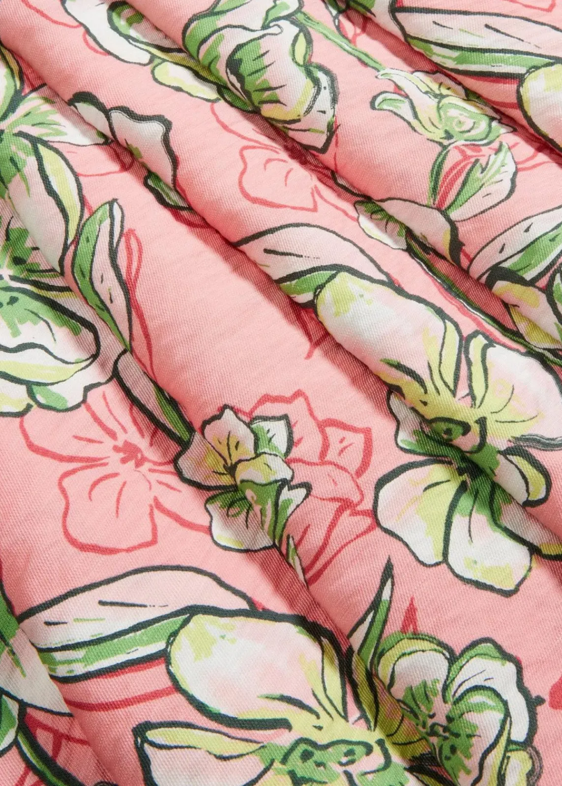 bonprix Bekleidung·Sportbekleidung|Röcke^Midirock aus fließendem Viskose-Mix softrosa floral