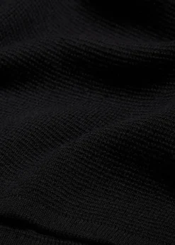 bonprix Pullover & Strickjacken|Strickmode^Milano Rib Pullover mit Rundhals schwarz