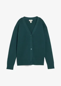 bonprix Pullover & Strickjacken|Basics^Milano Rib-Feinstrickjacke pfeffergrün