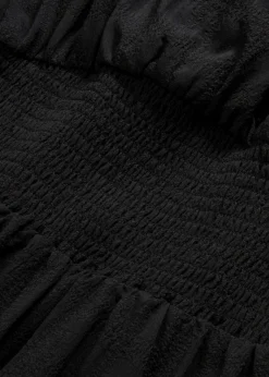 bonprix Nachhaltigere Materialien|Kleider^Minikleid schwarz