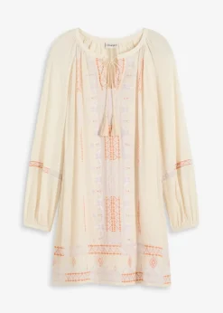bonprix Bekleidung·Pullover & Strickjacken|Kleider^Minikleid natur