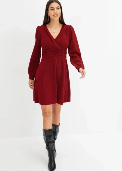 bonprix Kleider|Bekleidung·Pullover & Strickjacken^Minikleid erdbeere
