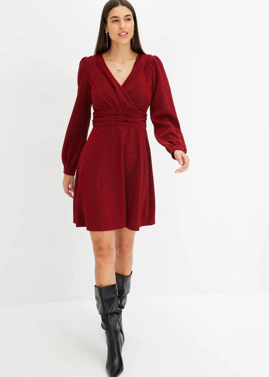 bonprix Kleider|Bekleidung·Pullover & Strickjacken^Minikleid erdbeere