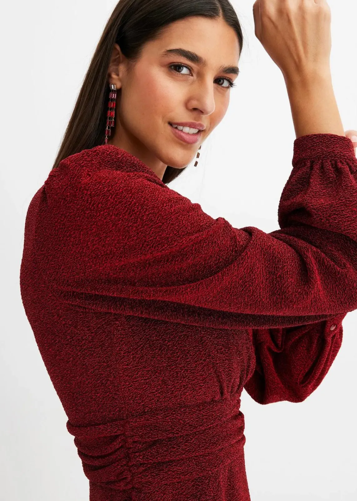 bonprix Kleider|Bekleidung·Pullover & Strickjacken^Minikleid erdbeere