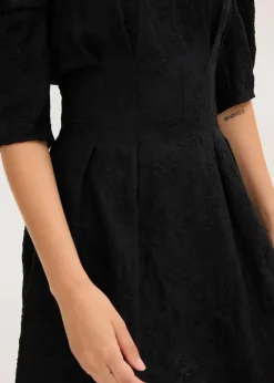 bonprix Bekleidung·Pullover & Strickjacken|Kleider^Minikleid schwarz