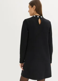 bonprix Bekleidung·Pullover & Strickjacken|Kleider^Minikleid schwarz