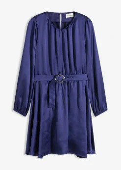 bonprix Nachhaltigere Materialien|Kleider^Minikleid dunkelblau
