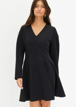 bonprix Bekleidung·Pullover & Strickjacken|Kleider^Minikleid schwarz