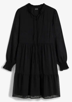 bonprix Bekleidung·Pullover & Strickjacken|Kleider^Minikleid schwarz