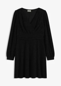 bonprix Bekleidung·Pullover & Strickjacken|Kleider^Minikleid schwarz