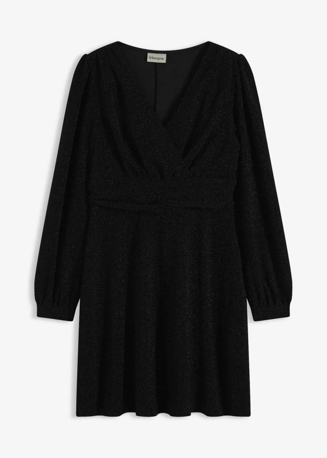 bonprix Bekleidung·Pullover & Strickjacken|Kleider^Minikleid schwarz
