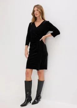bonprix Bekleidung·Pullover & Strickjacken|Kleider^Minikleid schwarz