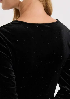 bonprix Bekleidung·Pullover & Strickjacken|Kleider^Minikleid schwarz