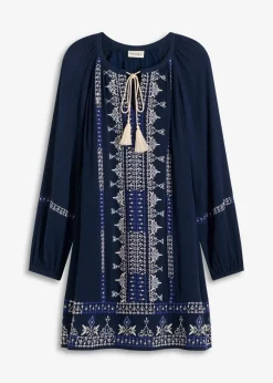 bonprix Kleider|Bekleidung·Pullover & Strickjacken^Minikleid dunkelblau
