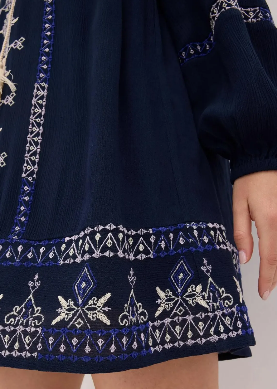 bonprix Kleider|Bekleidung·Pullover & Strickjacken^Minikleid dunkelblau