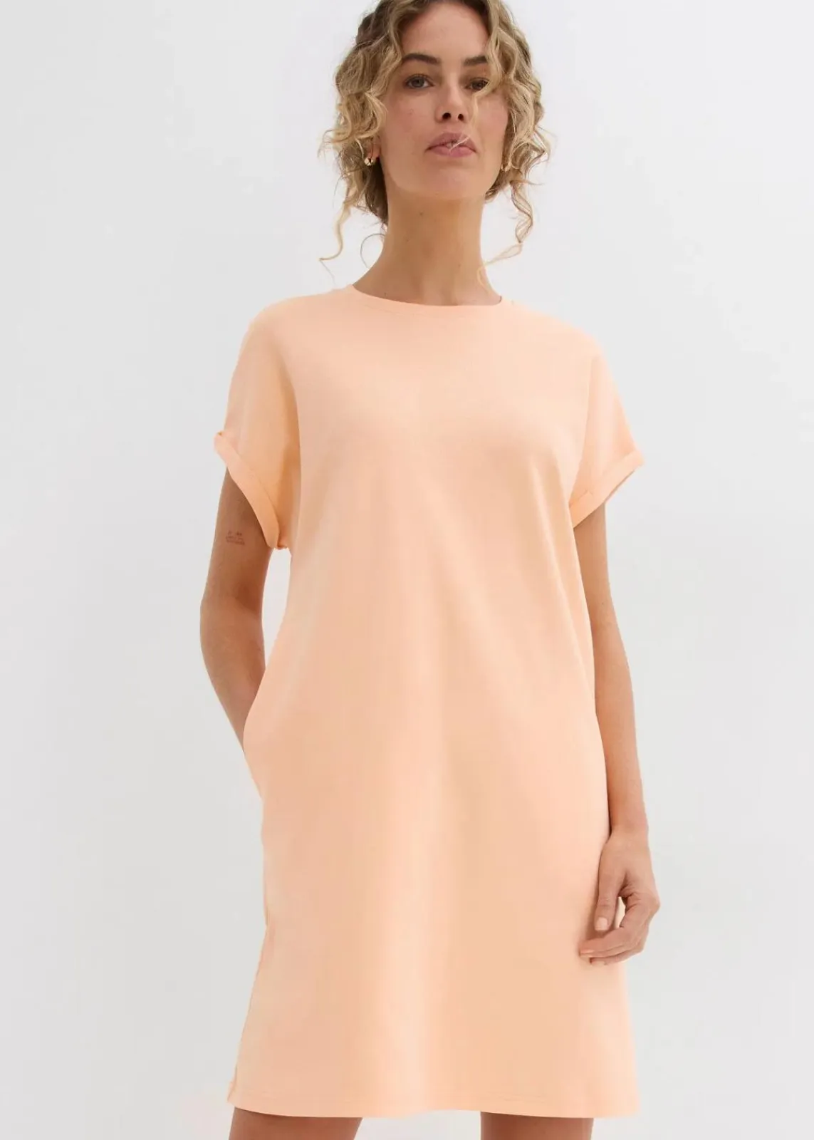 bonprix Bekleidung·Röcke|Basics^Minikleid aus fester Interlock-Qualität mit Taschen melba