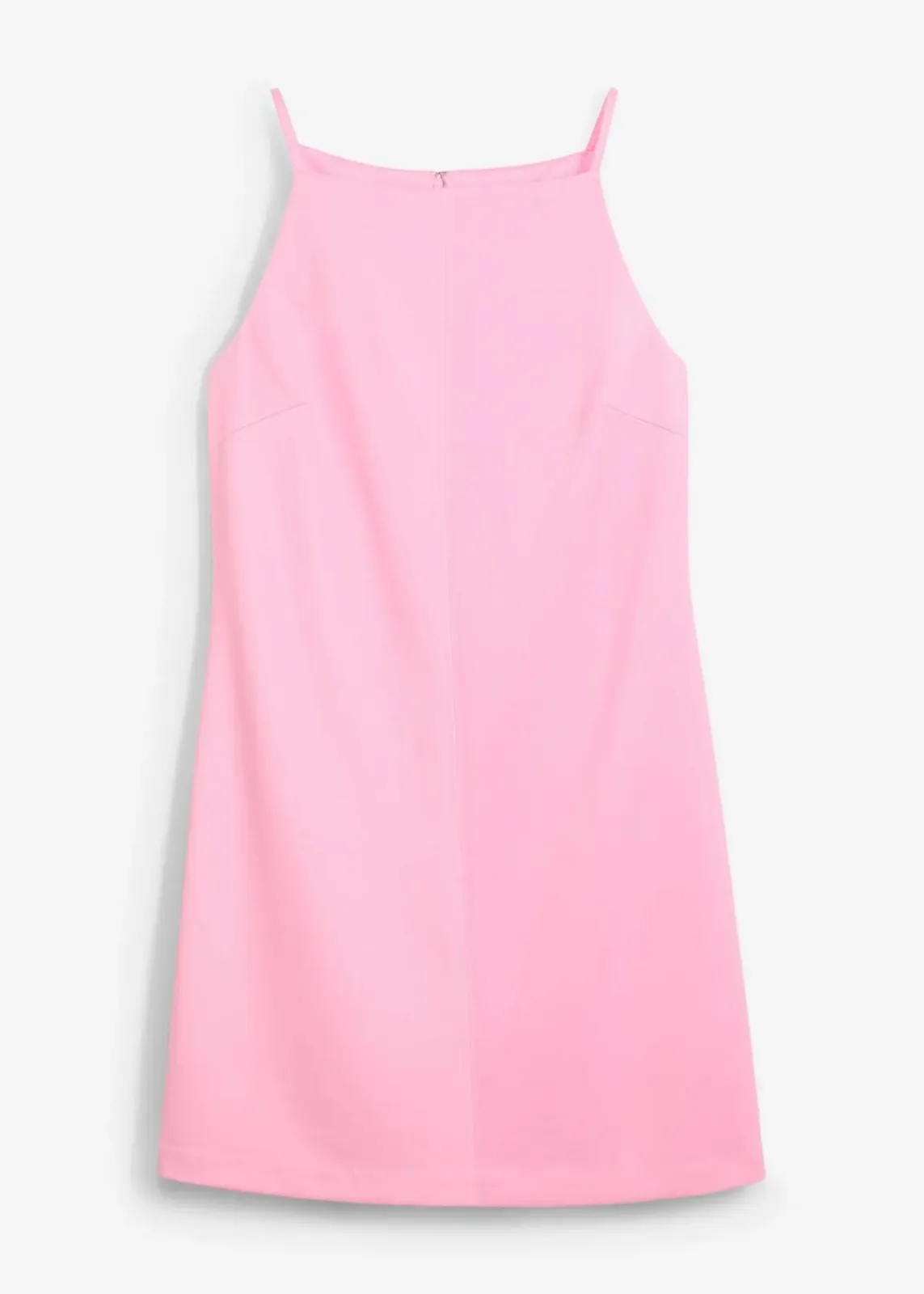 bonprix Bekleidung·Pullover & Strickjacken|Kleider^Minikleid aus fließendem Scuba rosa